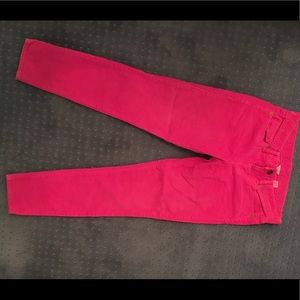 JCrew Hot Pink Corduroy Pants